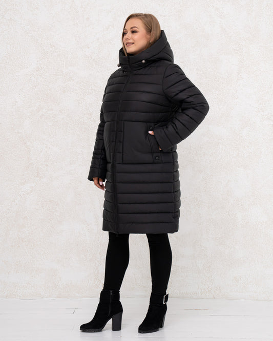 Damen-Winterjacke 0484 Schwarz