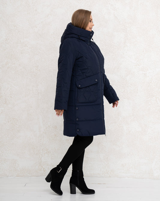 Damen-Winterjacke 0453 Blau