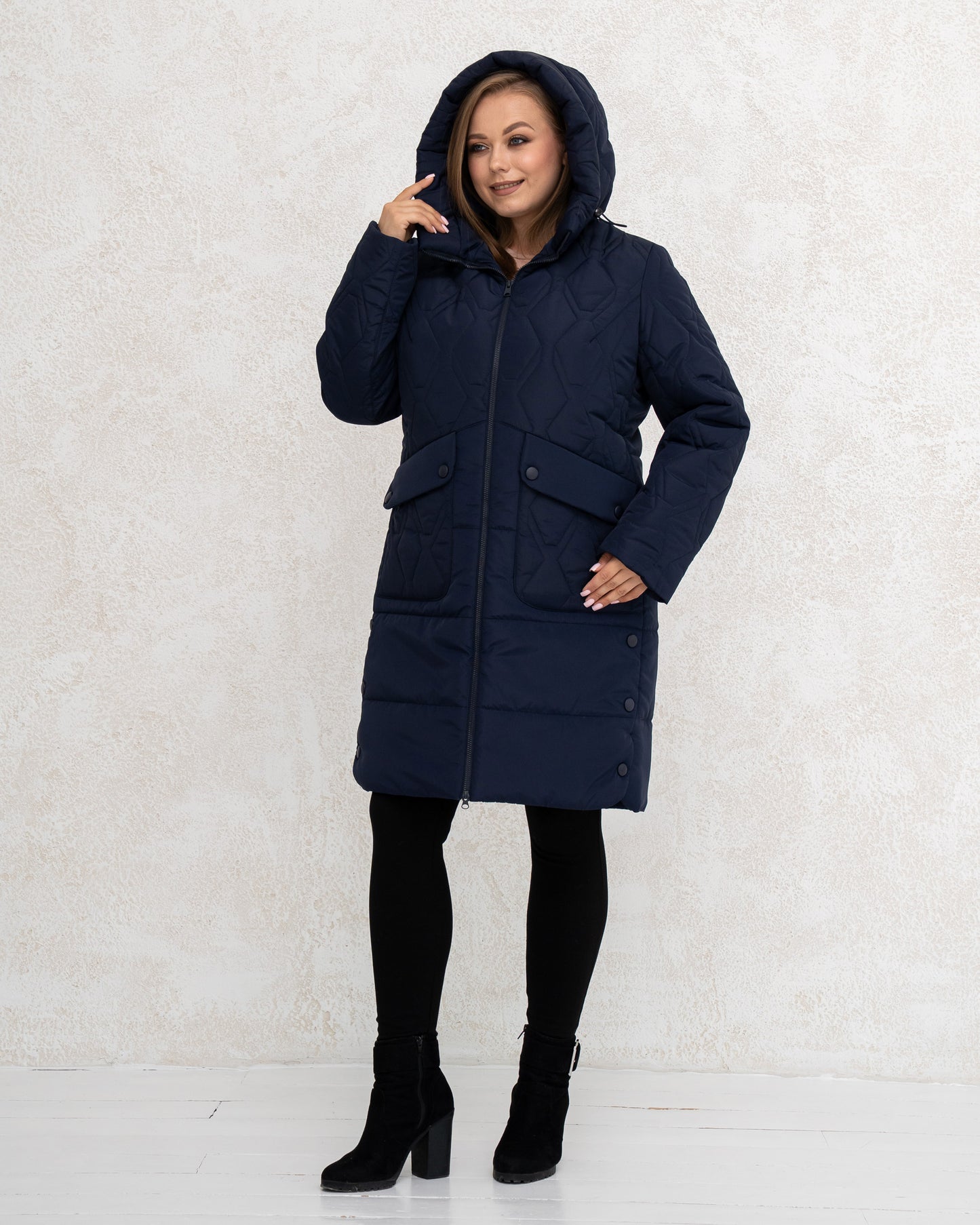 Damen-Winterjacke 0453 Blau