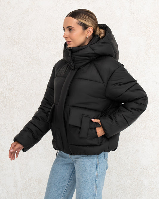 Damen-Winterjacke 0474 schwarz