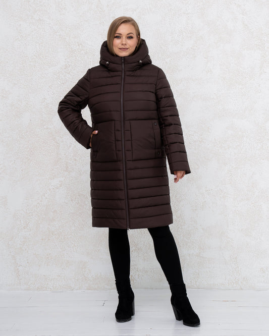 Damen-Winterjacke 0484 Schokolade