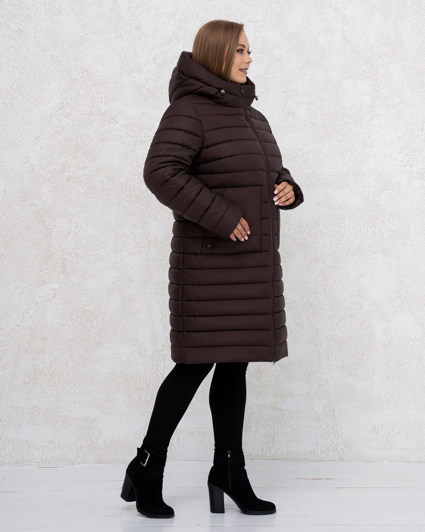 Damen-Winterjacke 0484 Schokolade