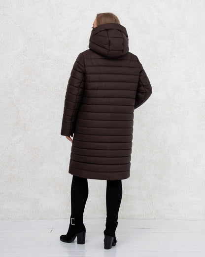 Damen-Winterjacke 0484 Schokolade