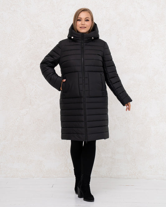Damen-Winterjacke 0484 Schwarz