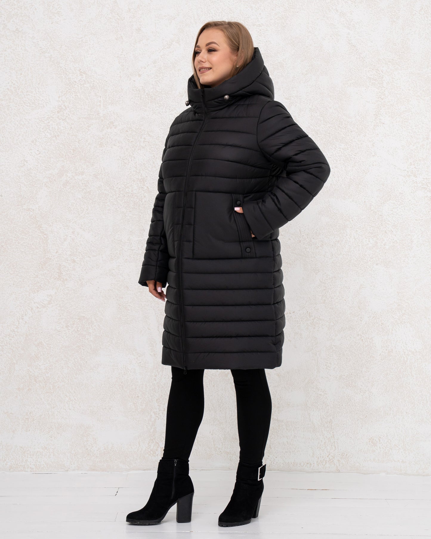 Damen-Winterjacke 0484 Schwarz