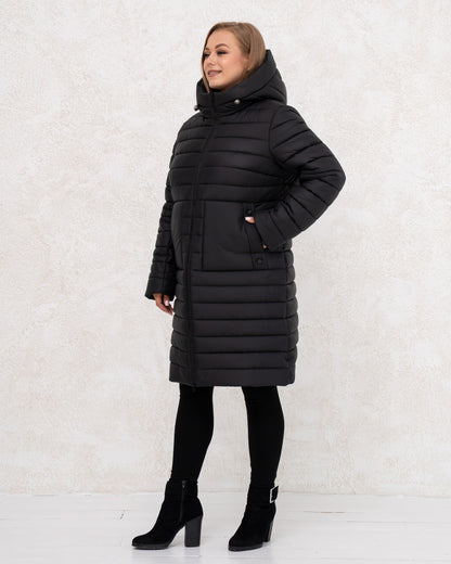 Damen-Winterjacke 0484 Schwarz