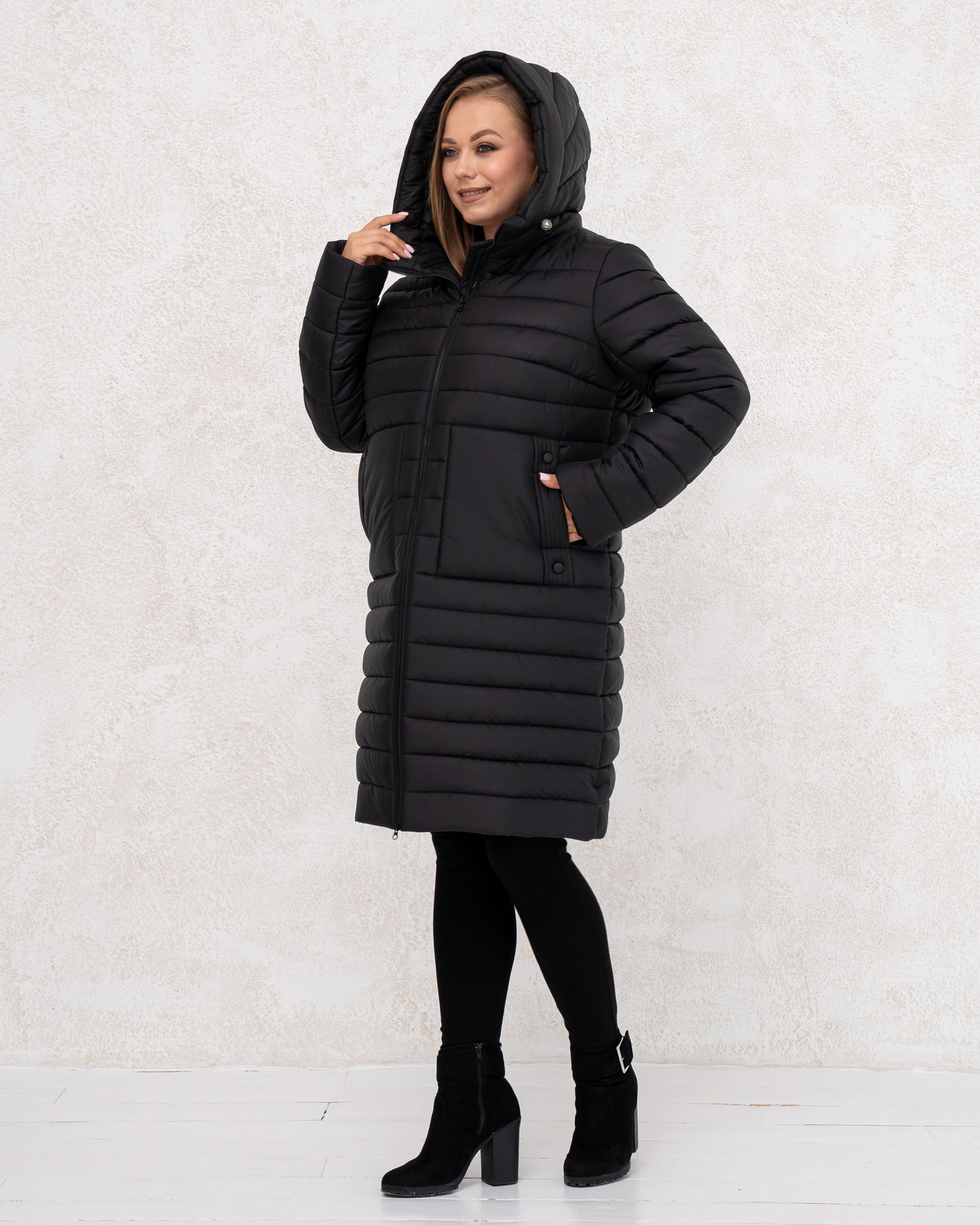 Damen-Winterjacke 0484 Schwarz