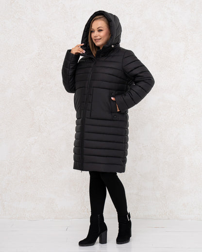 Damen-Winterjacke 0484 Schwarz