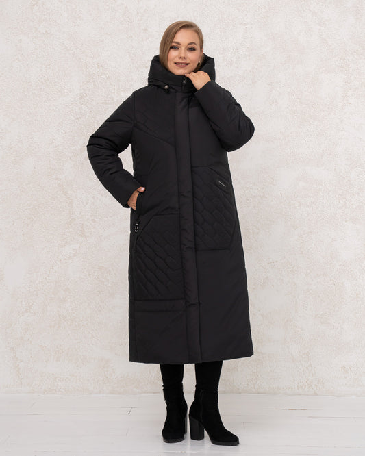 Damen-Winterjacke 0459 Schwarz