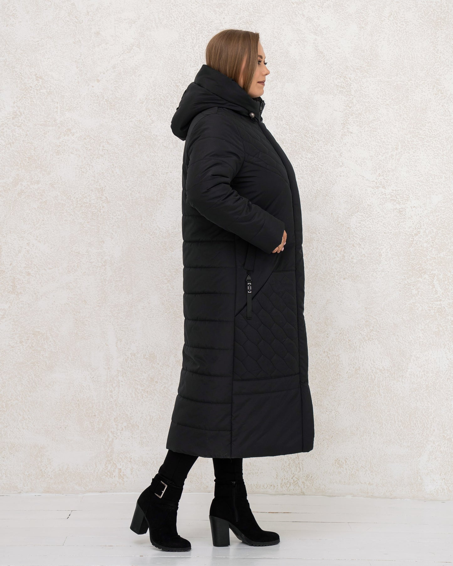 Damen-Winterjacke 0459 Schwarz