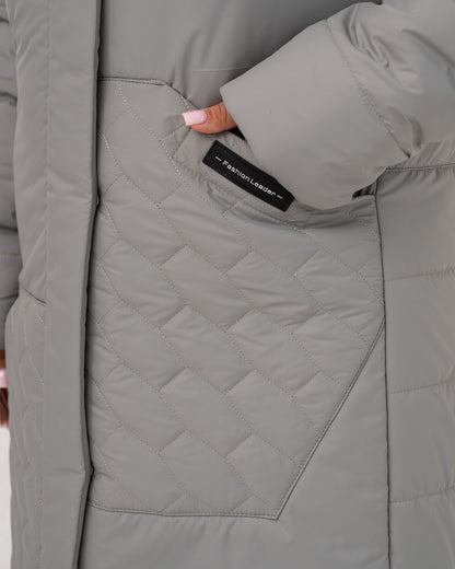 Damen-Winterjacke 0459 Oliv