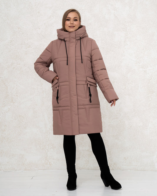 Damen-Winterjacke 0439 Puderrosa