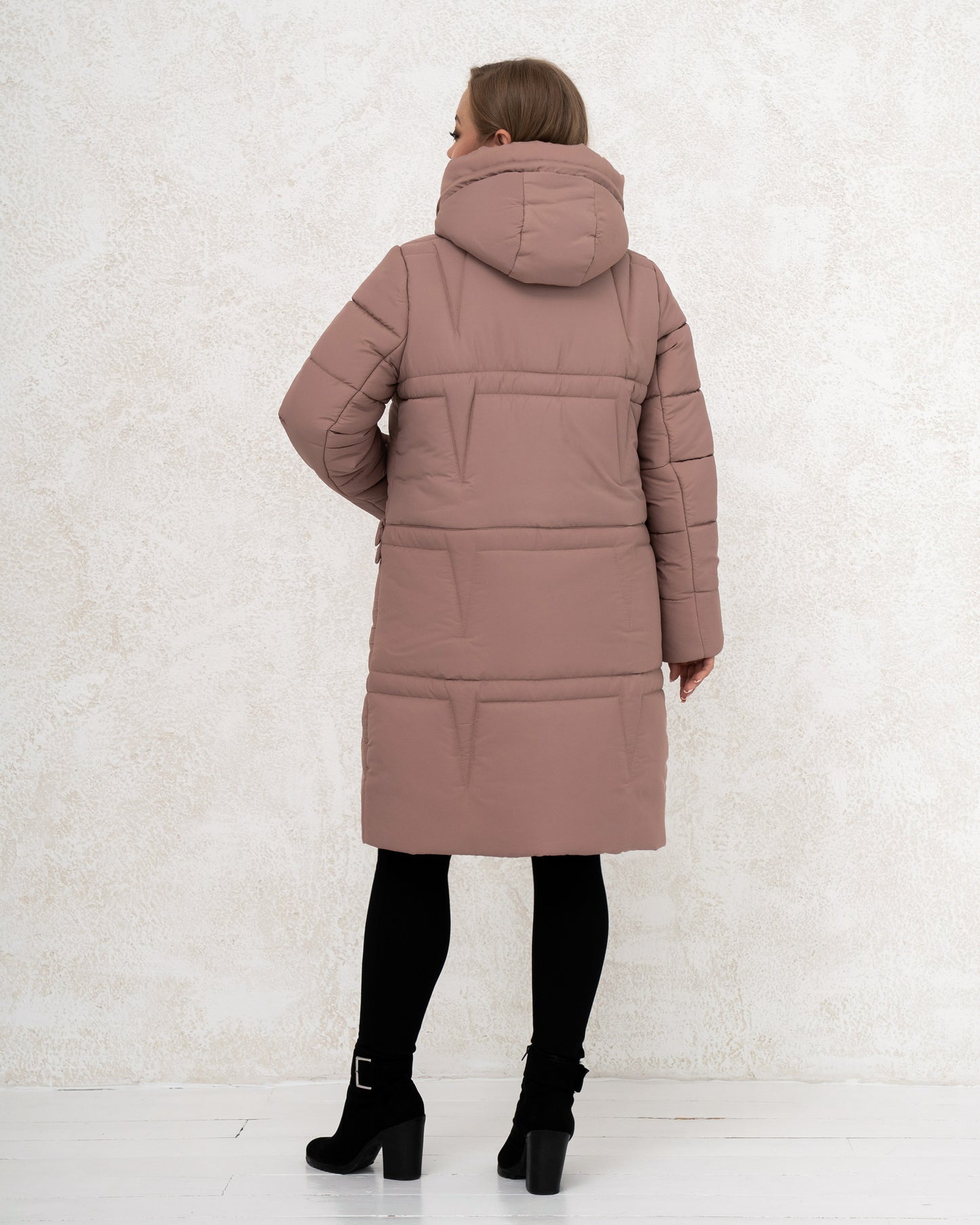 Damen-Winterjacke 0439 Puderrosa