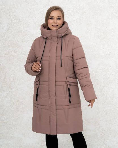 Damen-Winterjacke 0439 Puderrosa