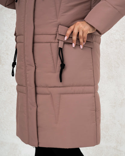Damen-Winterjacke 0439 Puderrosa