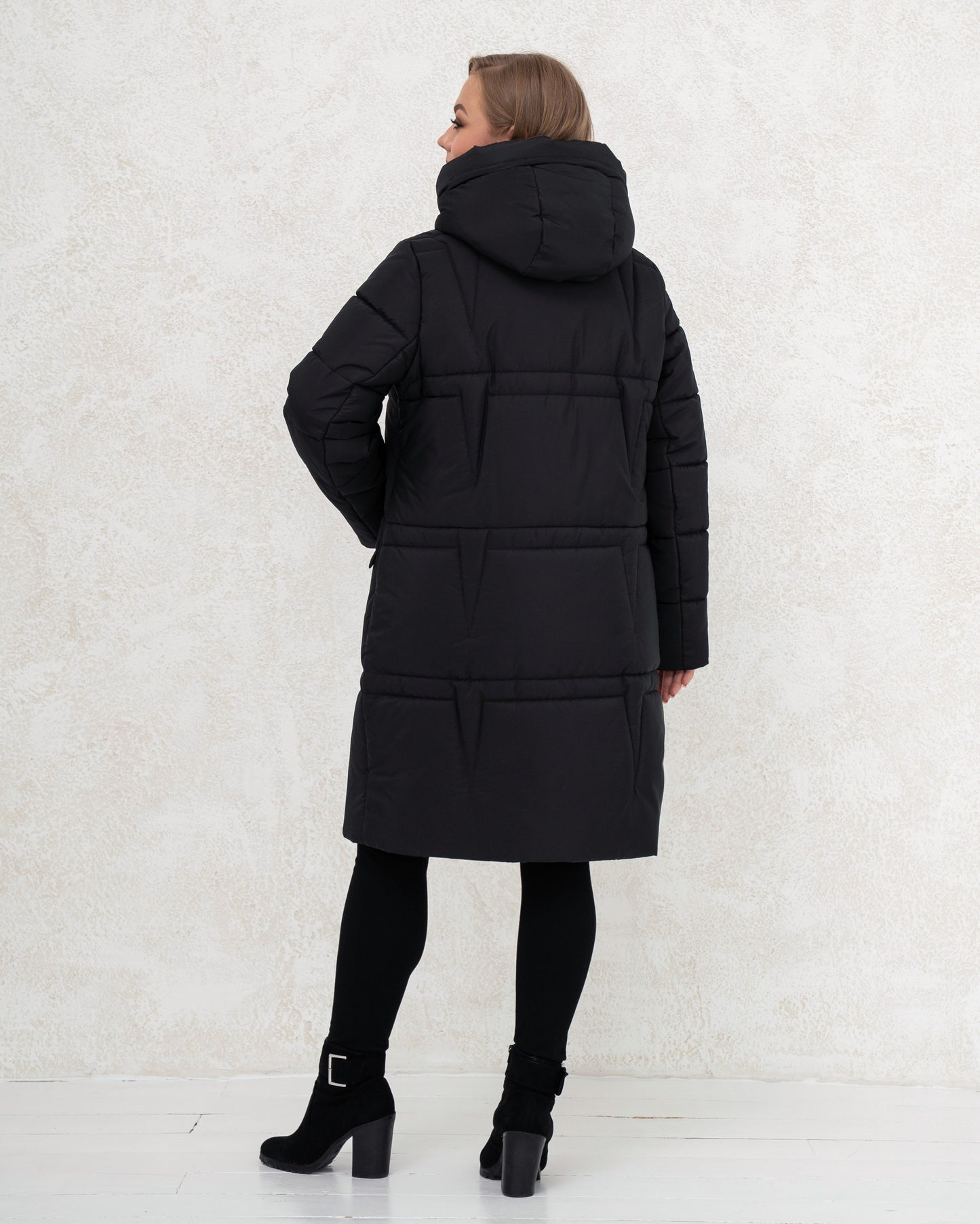 Damen-Winterjacke 0439 Schwarz