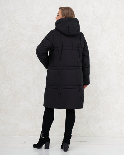 Damen-Winterjacke 0439 Schwarz
