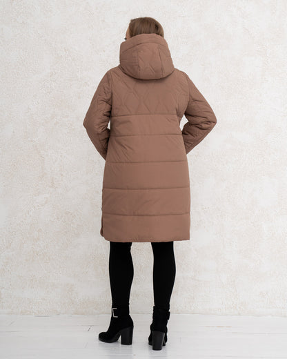 Damen-Winterjacke 0453 Schokolade