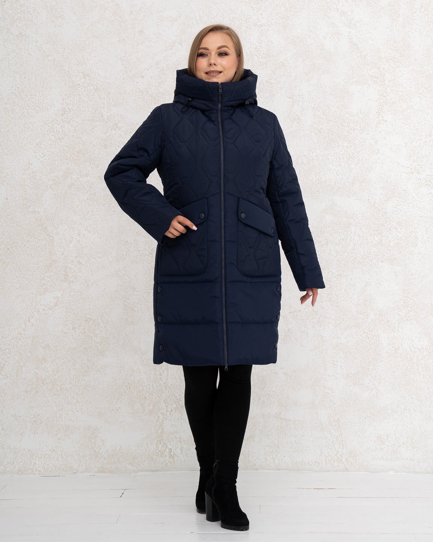 Damen-Winterjacke 0453 Blau