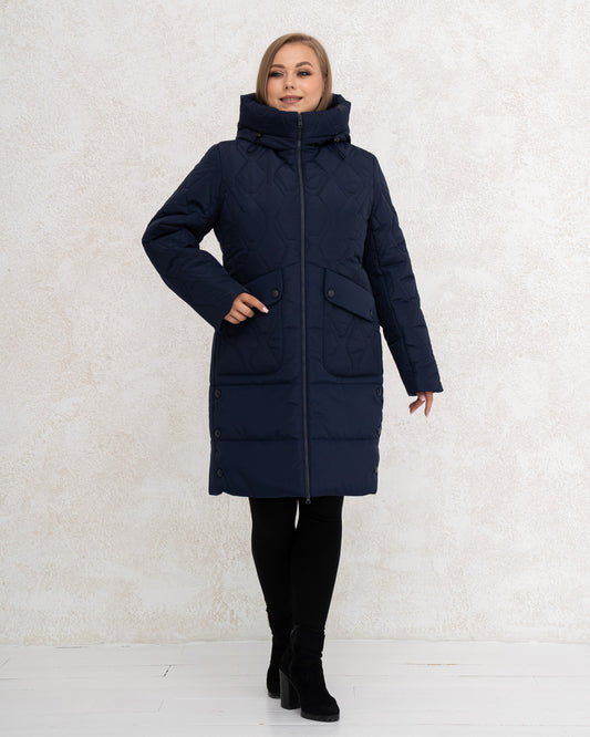 Damen-Winterjacke 0453 Blau