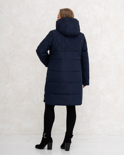 Damen-Winterjacke 0453 Blau