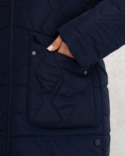 Damen-Winterjacke 0453 Blau