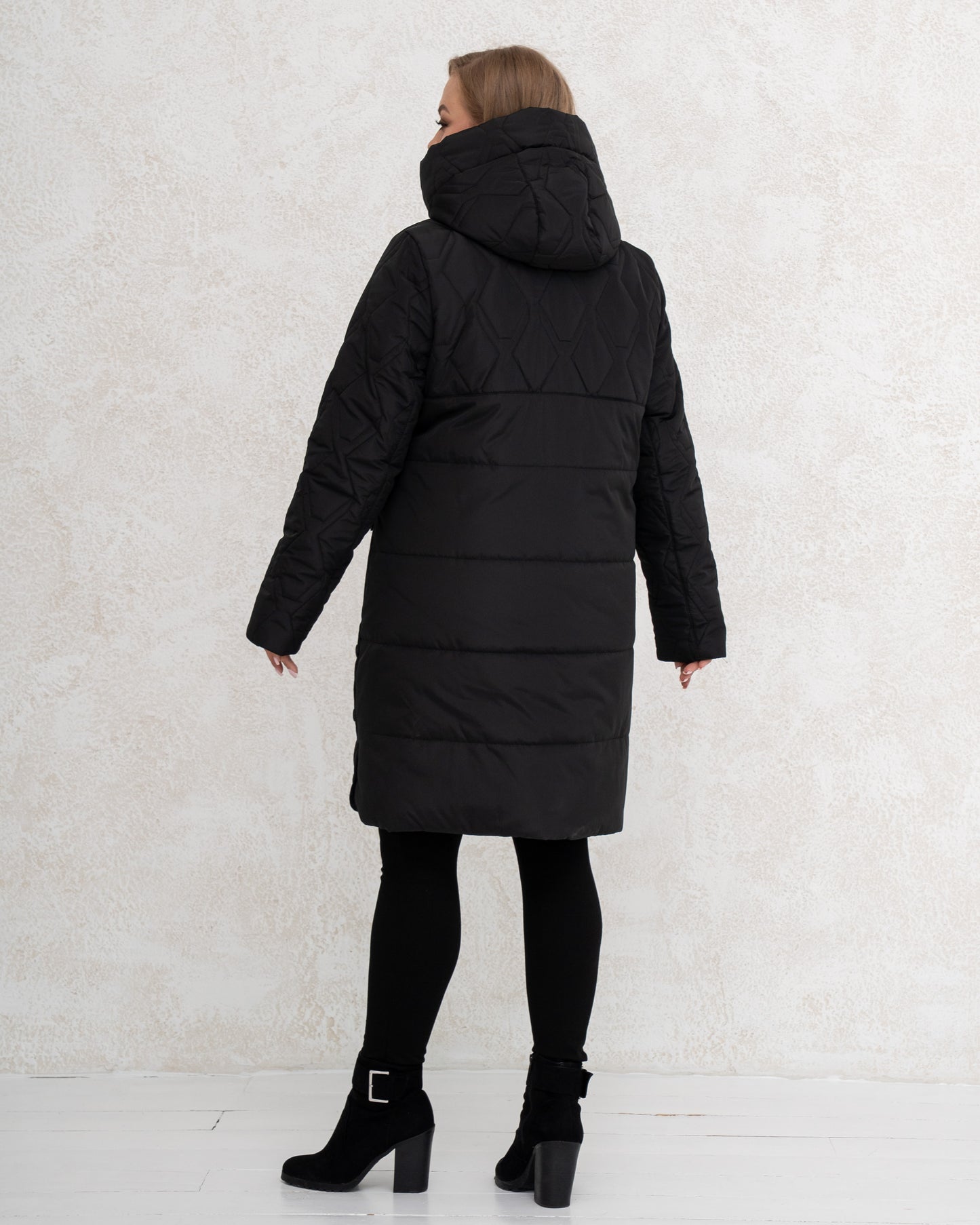Damen-Winterjacke 0453 Schwarz