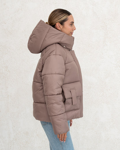 Damen-Winterjacke 0474 beige