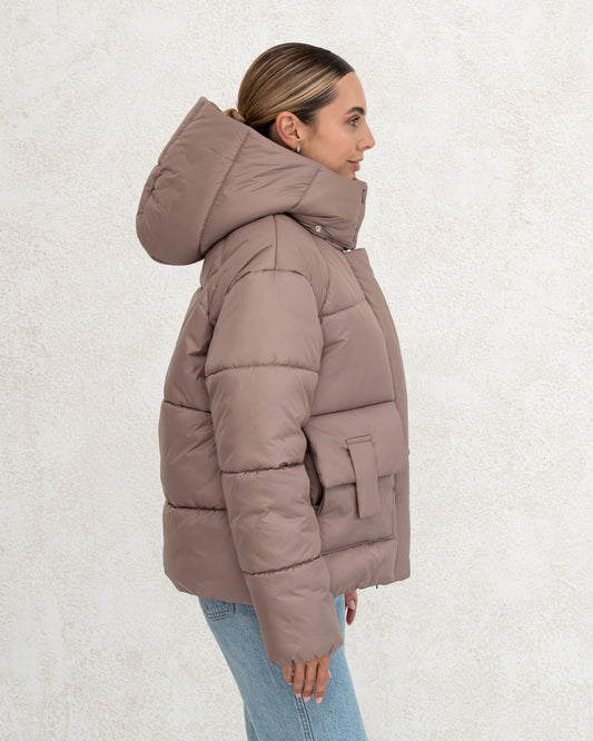 Damen-Winterjacke 0474 beige