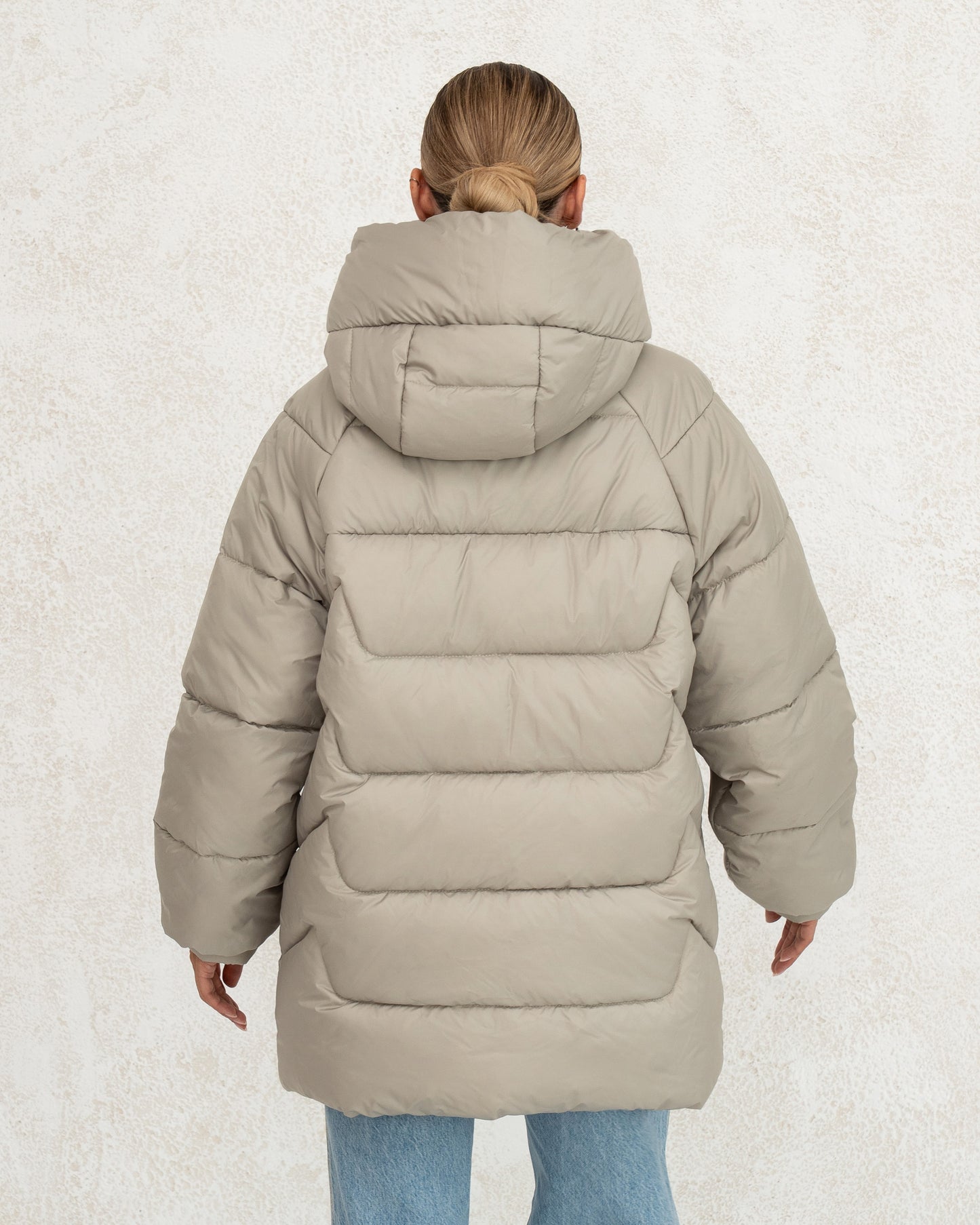 Damen-Winterjacke mit Kunstdaunen 0475 Oliv