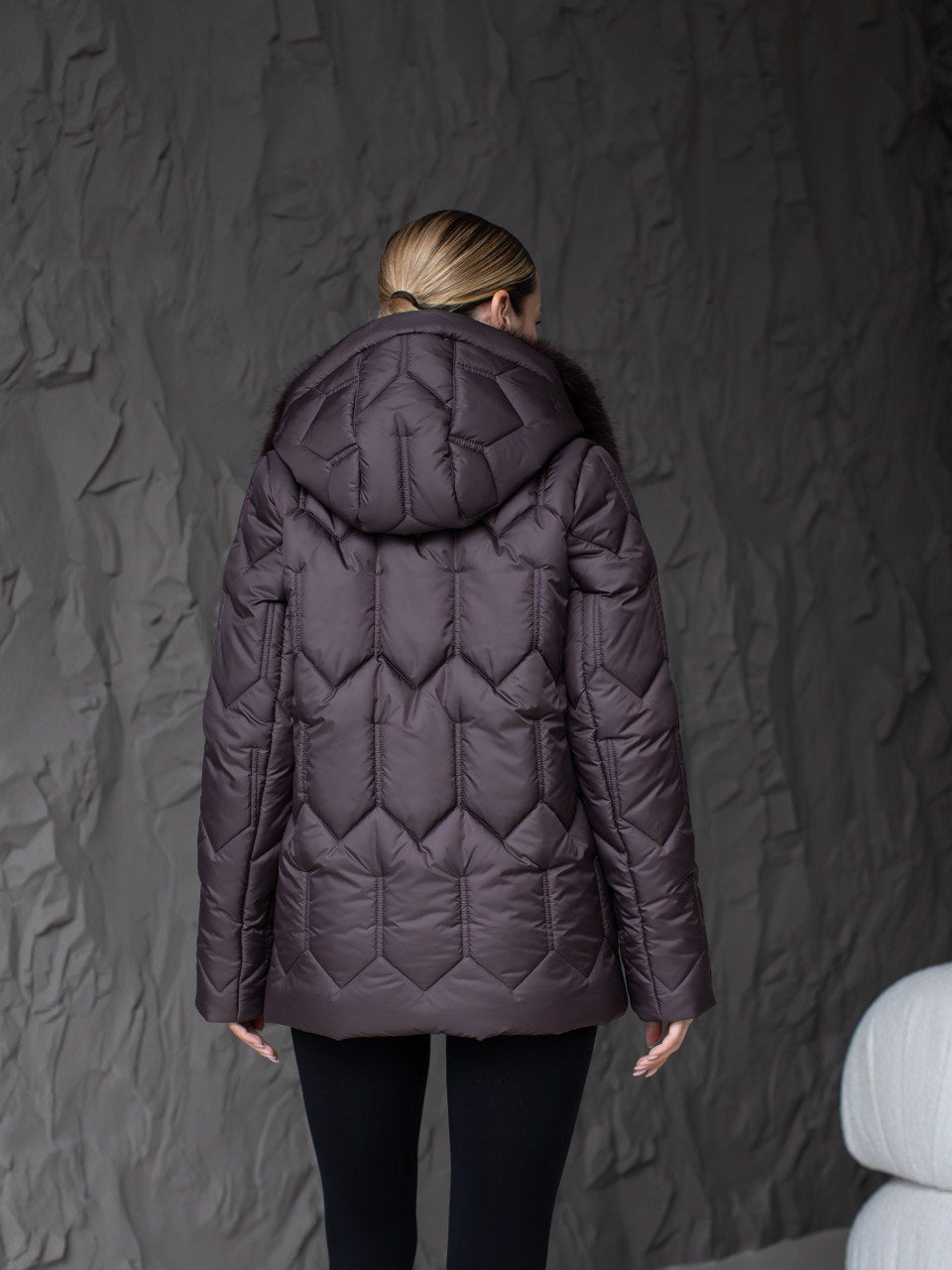 Damen-Winterjacke 0485 Schokolade