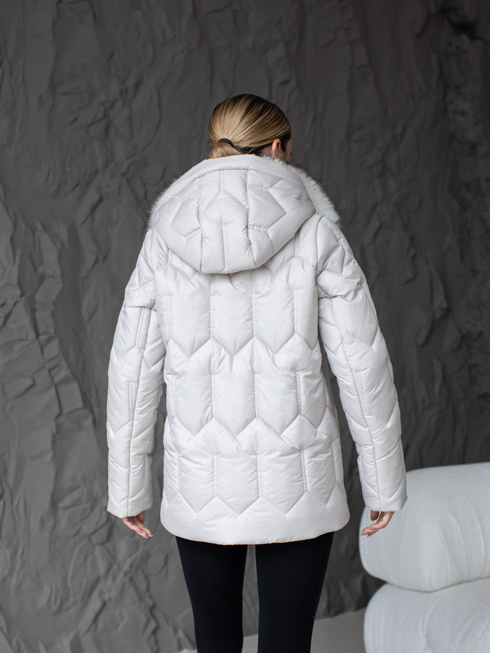 Damen-Winterjacke 0485  Perl