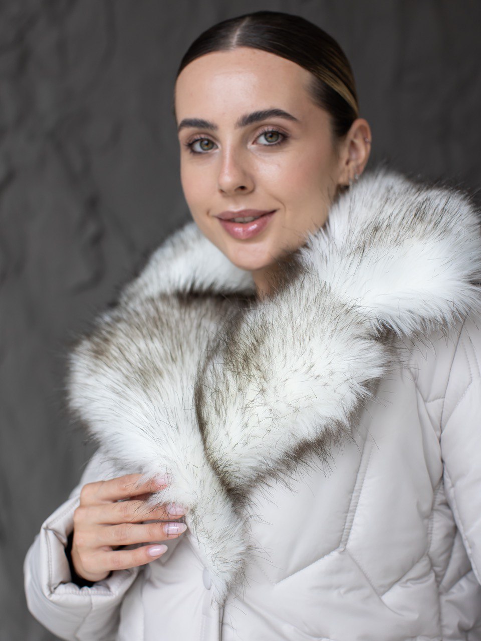 Damen-Winterjacke 0485  Perl